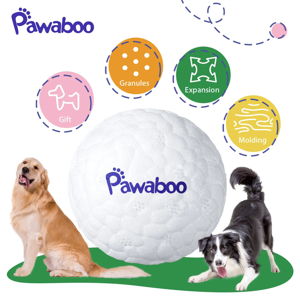 Durable Dog Balls for Aggressive Chewers - Indestructible Teething Tennis Balls for Interactive Play - High Bounce Fetch Toy for Dogs of All Sizes