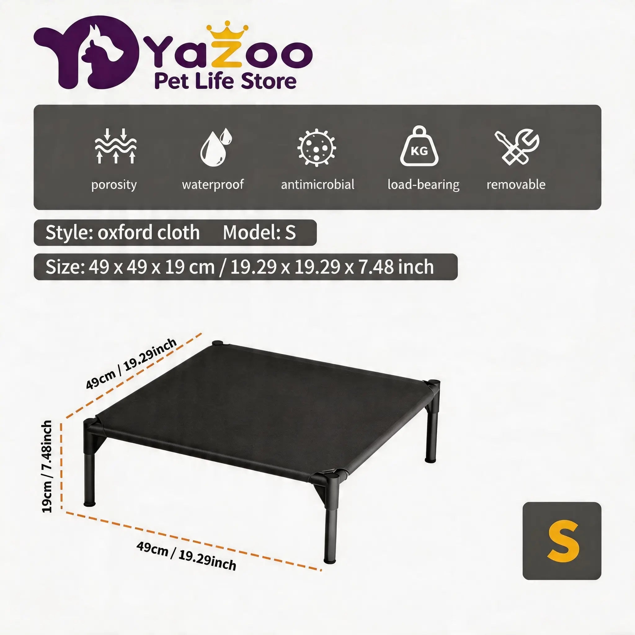 Durable Pet Bed for Indoor and Outdoor Use - Comfortable Design for Dogs, Perfect for Home and House Mats