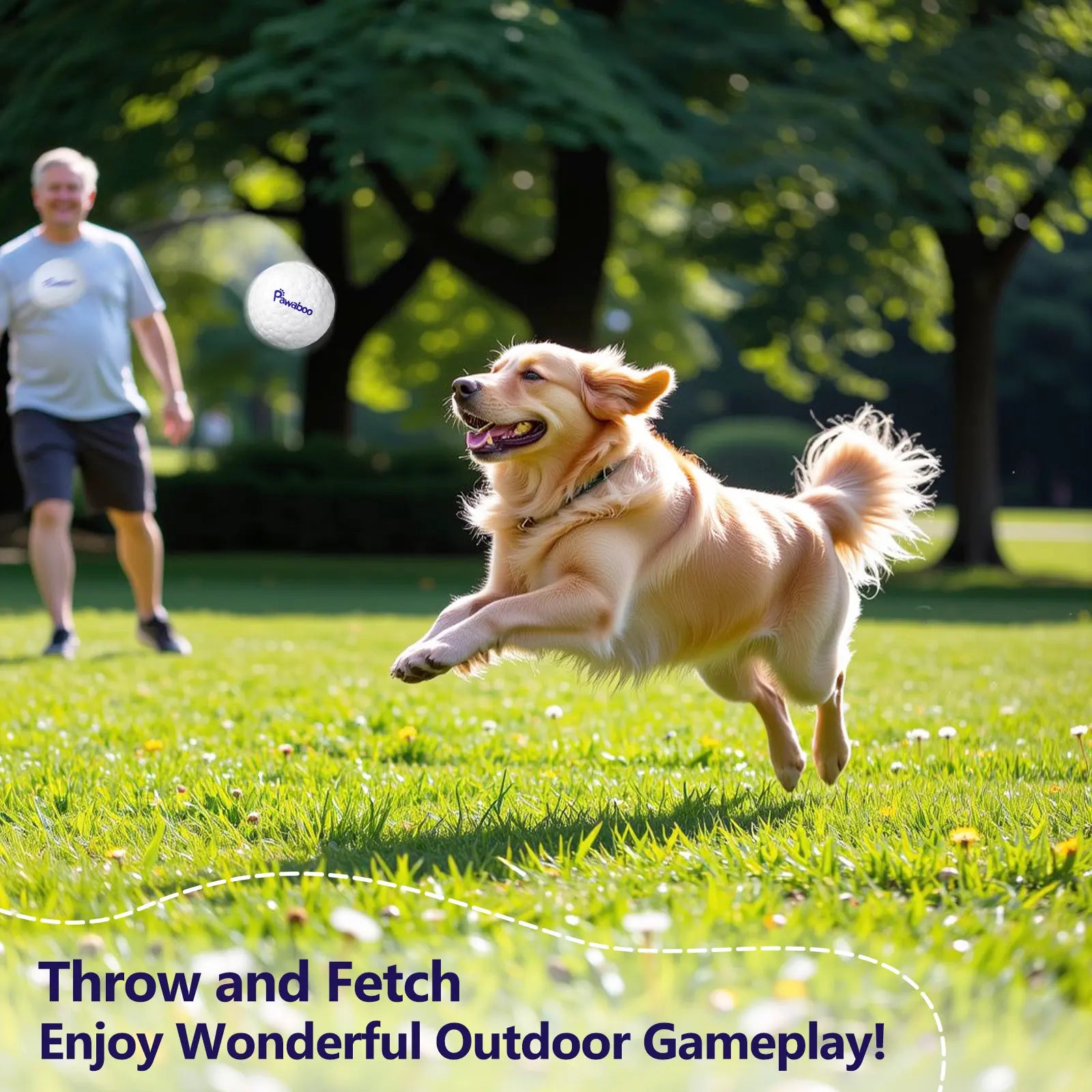 Durable Dog Balls for Aggressive Chewers - Indestructible Teething Tennis Balls for Interactive Play - High Bounce Fetch Toy for Dogs of All Sizes