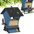Wildpark Squirrel-Proof Bird Feeder - Durable and Vibrant Orange Design, Ideal for Attracting Cardinals and Chickadees - Perfect Gift for Bird Enthusiasts and Nature Lovers