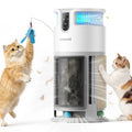 Oneisall H13 HEPA Washable Filter Air Purifier with PM2.5 Display, 3000 Sq Ft Coverage, 360° Airflow, Auto Mode, Pet Odor and Hair Removal, Ideal for Allergies, Smoke, and Dust, Includes Built-In Cat Toy, Model PP04 Summervibes