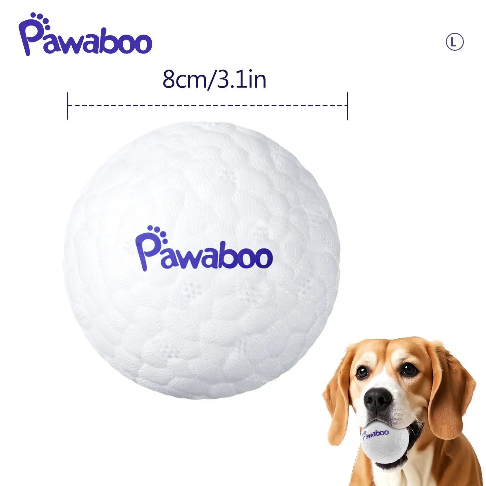Durable Dog Balls for Aggressive Chewers - Indestructible Teething Tennis Balls for Interactive Play - High Bounce Fetch Toy for Dogs of All Sizes