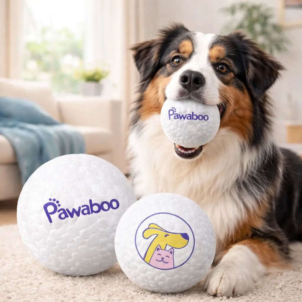 Durable Dog Balls for Aggressive Chewers - Indestructible Teething Tennis Balls for Interactive Play - High Bounce Fetch Toy for Dogs of All Sizes